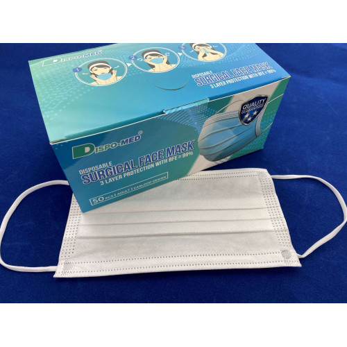 Disposable Surgical Face Mask 3 Layer Protection With BFE ≥ 99%